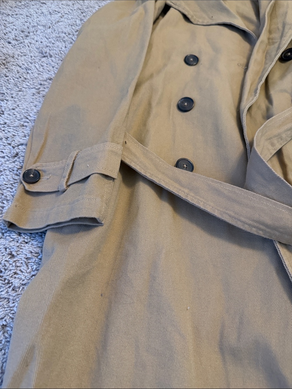 Forever 21 Camel Trench Blazer - Picture 2 of 5